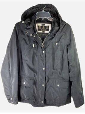 Barbour Dressage WB Jacket black 14 waterproof breathable hooded parka outdoors